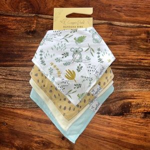 New Copper pearl bandana bibs